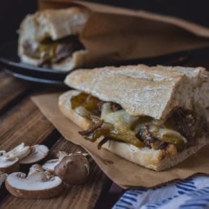 Käse Steak Sandwich Slow Cooker