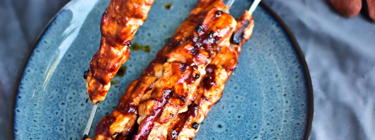 Hähnchenspieße vom Grill