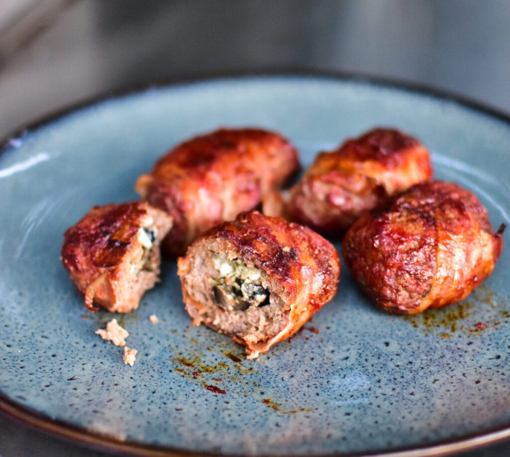 Mini Bacon Bombs vom Grill Greek Style « HauptsacheLecker