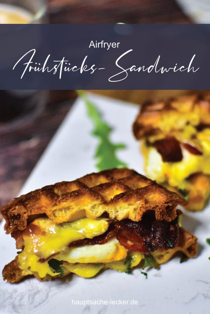 Frühstückssandwich Heißluftfritteuse