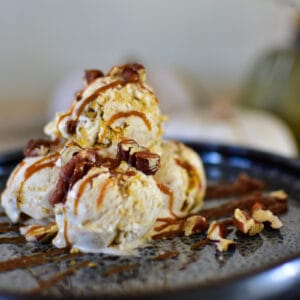 Rezept, um Kürbiseis einfach selber zu machen