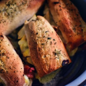 Käse Sandwich Heißluftfritteuse