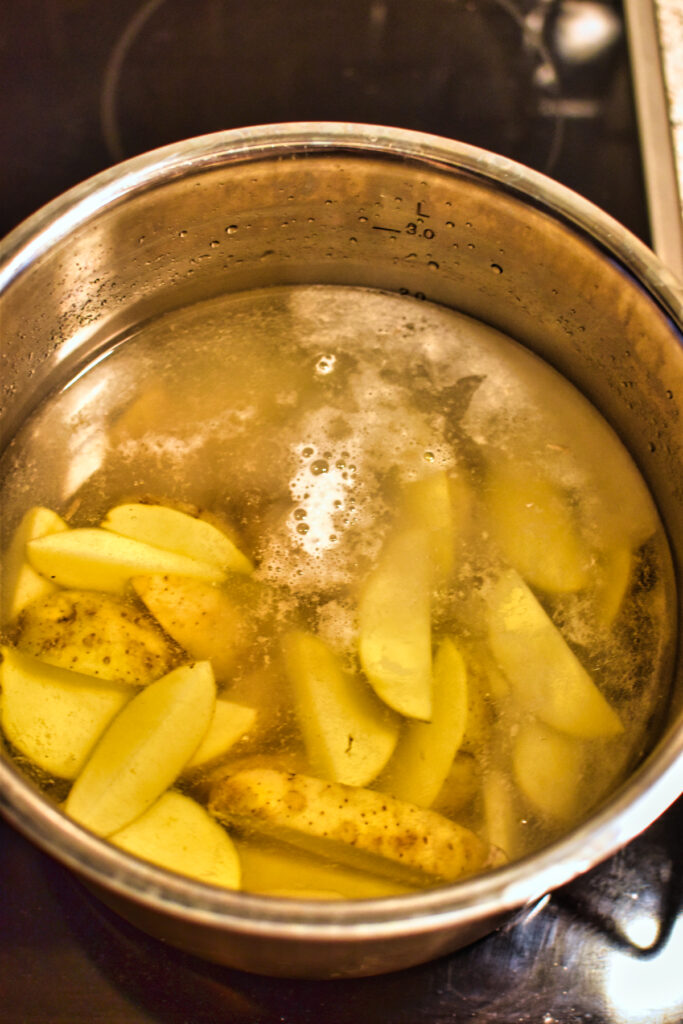 Kartoffel Wedges Heißluftfritteuse Tipp Backpulver knusprig