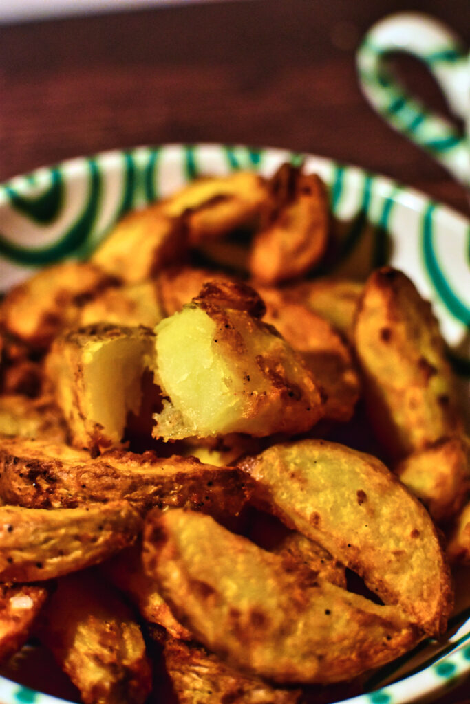 Kartoffel Wedges Heißluftfritteuse: Zubereitung im Airfryer