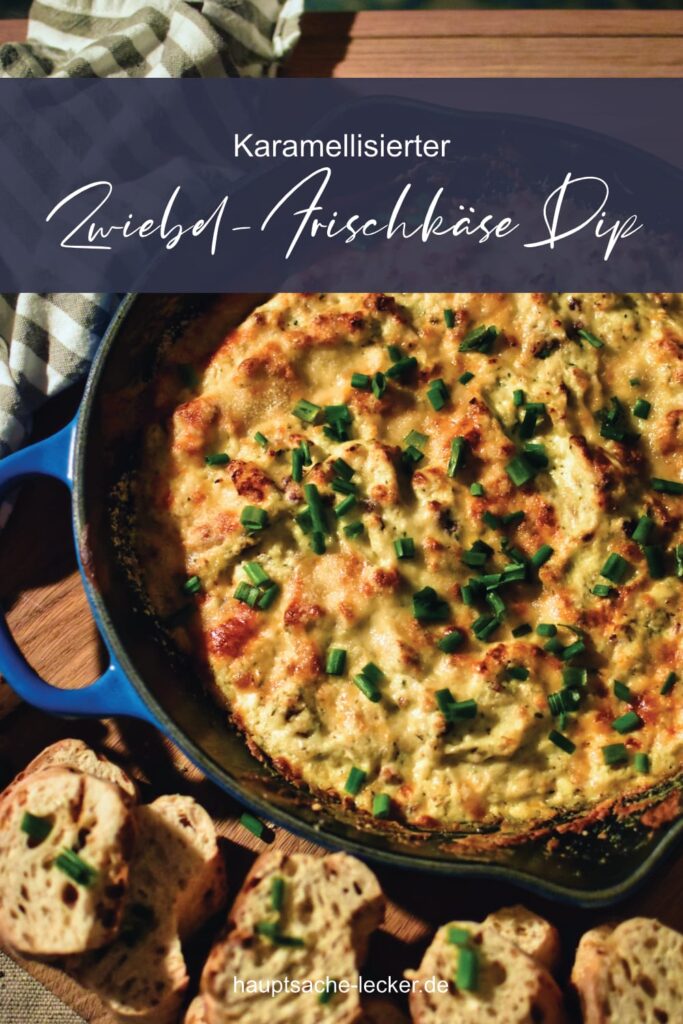 Zwiebel-Frischkäse Dip Rezept 