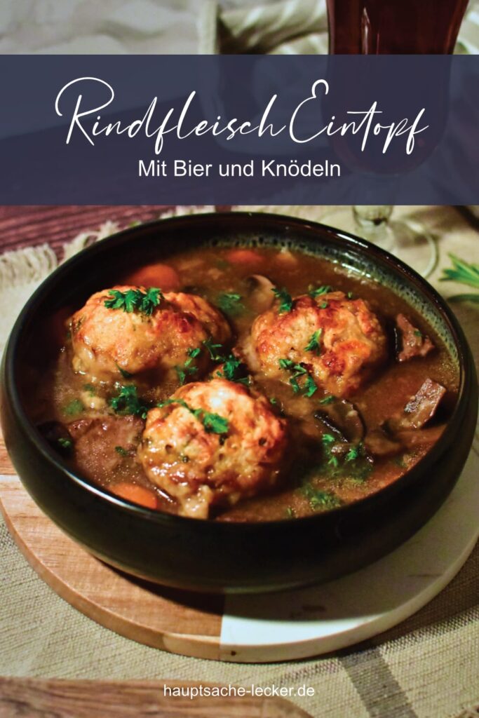 Slow Cooker Rezepte Eintopf mit Knödeln