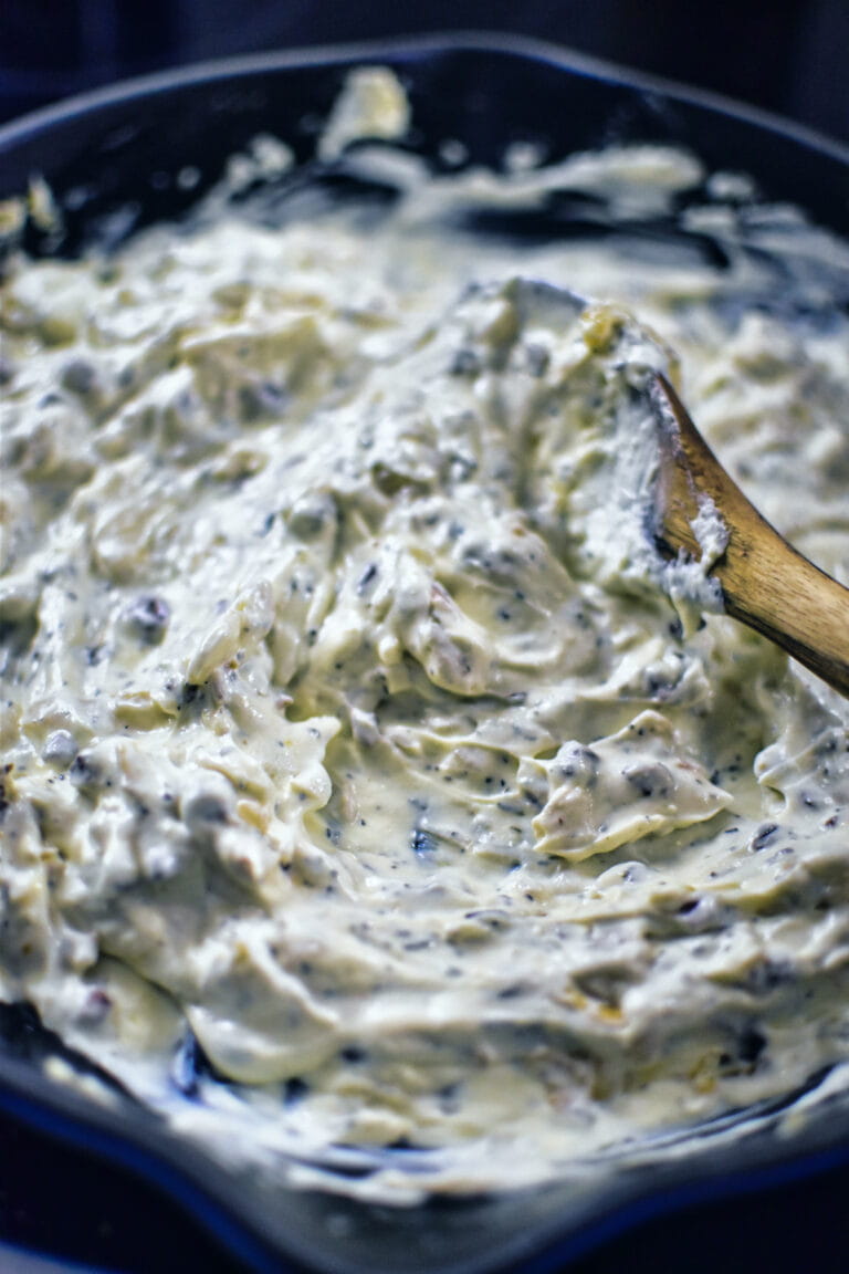 Zwiebeldip mit Frischkäse « Hauptsache-Lecker