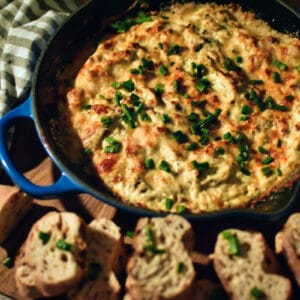 Rezept für leckeren Zwiebel Dip mit Brot