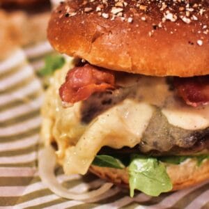 Hessischer Handkäs Burger selber machen