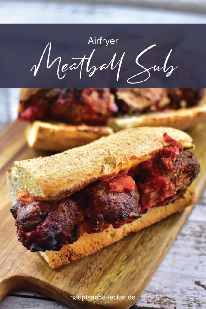 Airfryer Meatball Sandwich