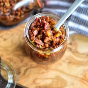 Bacon Jam aus dem Slow Cooker im Glas