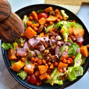 Salat mit Kichererbsen Rezept