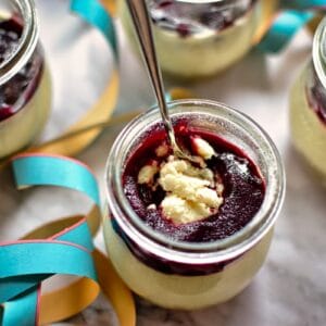 Cheesecake Dessert im Glas