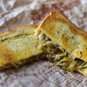 Heißluftfritteuse Grilled Cheese Sandwich
