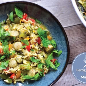 Blitzrezept für Bratwurst Reis Pfanne
