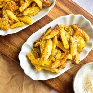 Parmesan Pommes mit Dip