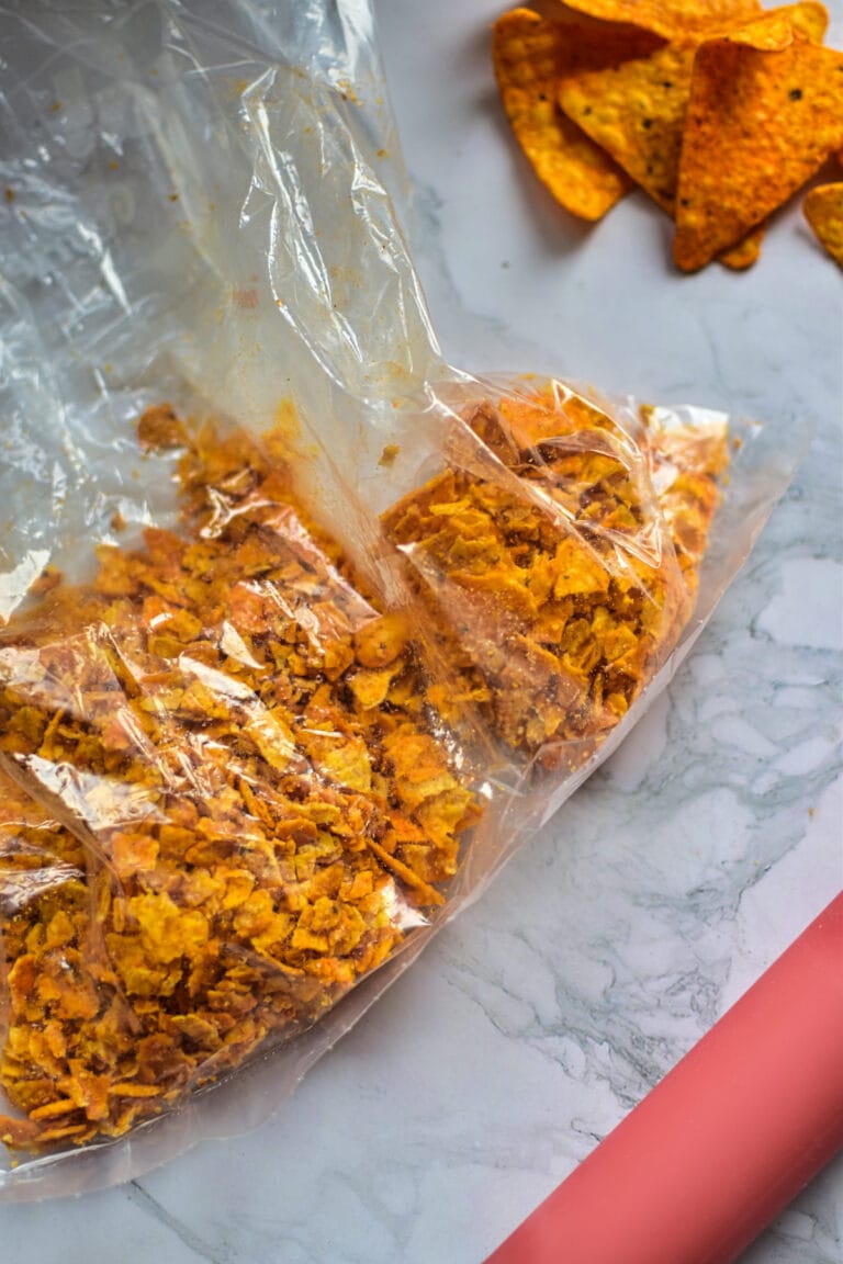 Chicken Nuggets aus der Heißluftfritteuse - mit Nacho-Panade