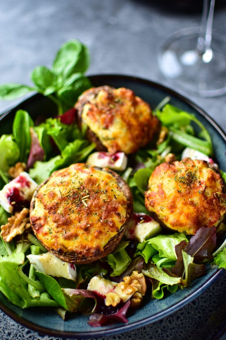 Champignons in der Heißluftfritteuse - {Mediterrane Füllung ...