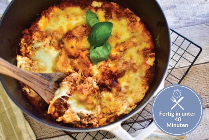 Schnelle Lasagne im Topf Rezept