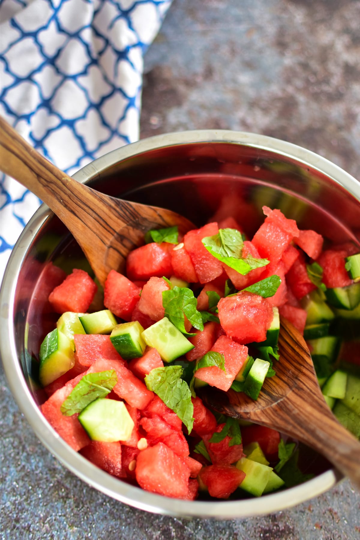 Einfacher Melonen-Gurken-Salat « Hauptsache-Lecker