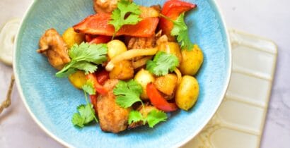 Knusprige Gnocchi im Airfryer: Hähnchen Hawaii Gnocchi