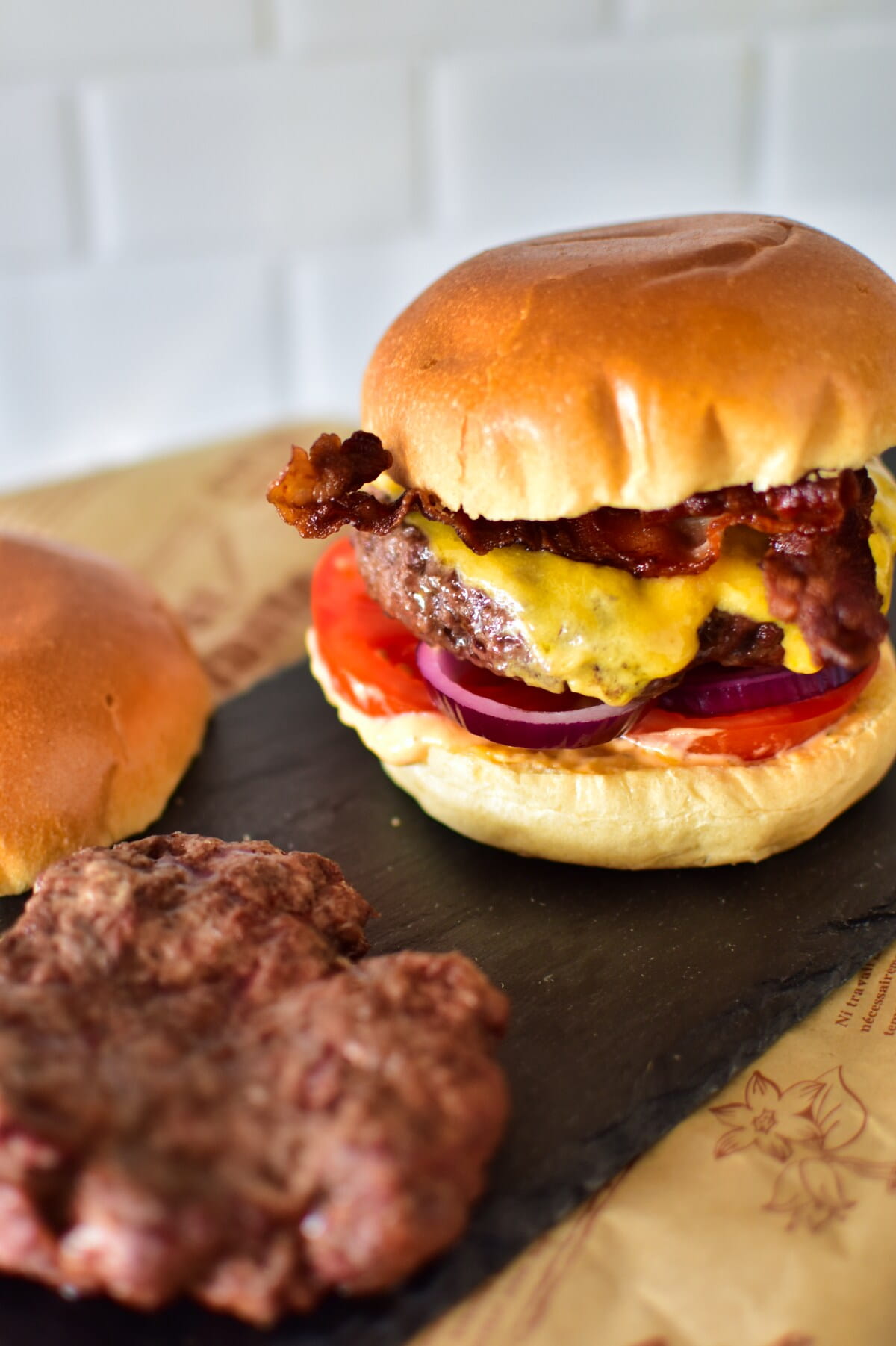 Burger Patties In Heissluftfritteuse
