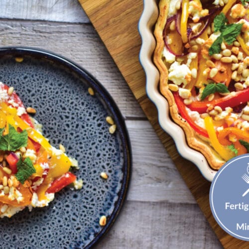 Schnelle Paprika Zwiebel Tarte Rezept