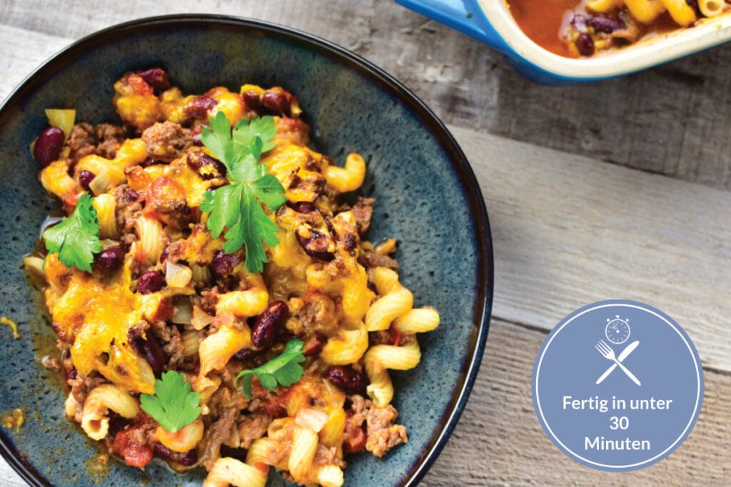 Schnelles Rezept: Chili Mac and Cheese