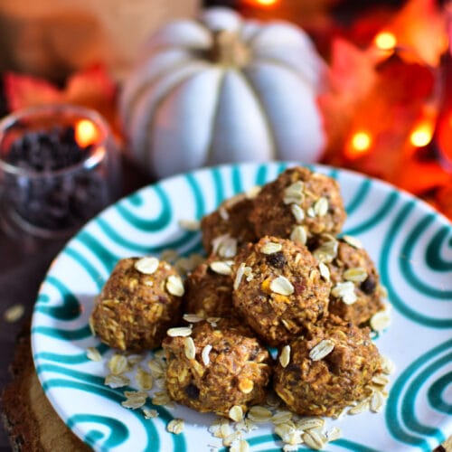 Kürbis Energy Balls ohne Zucker Pumpkin Pie