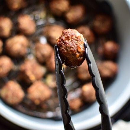 Hackbällchen einfach aus der Heißluftfritteuse