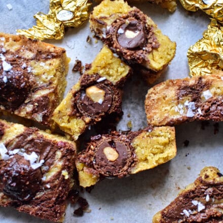 Rocher Blondies - eine leckere Alternative zu Brownies