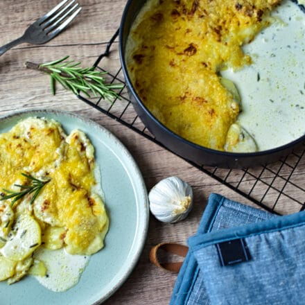 Rezept für Airfryer Kartoffelauflauf