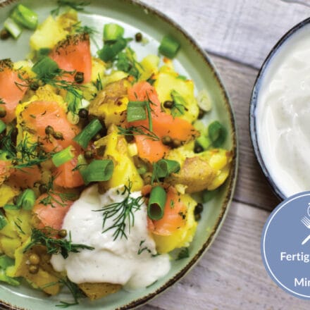 Rezept für schnelle Smashed Potatoes