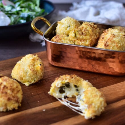 Frischkäse-Jalapeno Bällchen in der Heißluftfritteuse