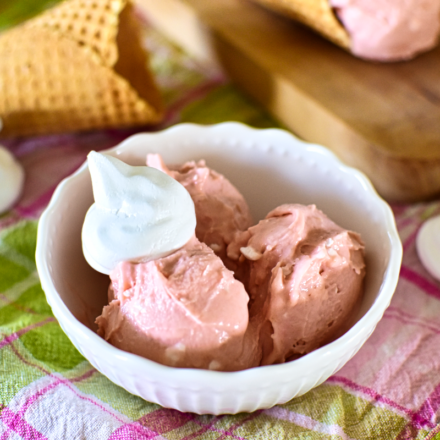 Rhabarber Eis Rezept für den Ninja Creami Deluxe