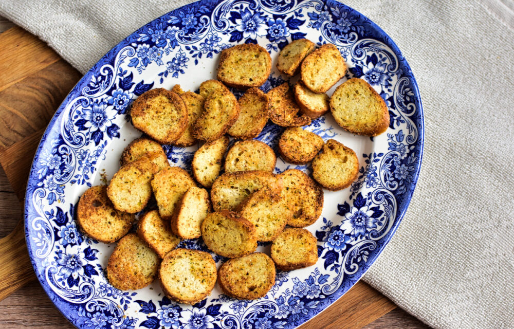 Bagel Chips in der Heißluftfritteuse: Ultimativer Knuspersnack