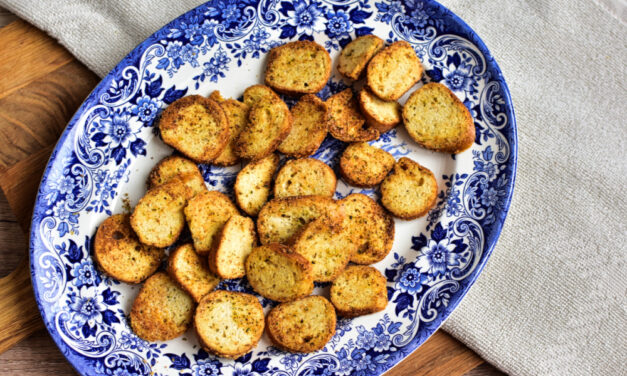 Bagel Chips in der Heißluftfritteuse: Ultimativer Knuspersnack