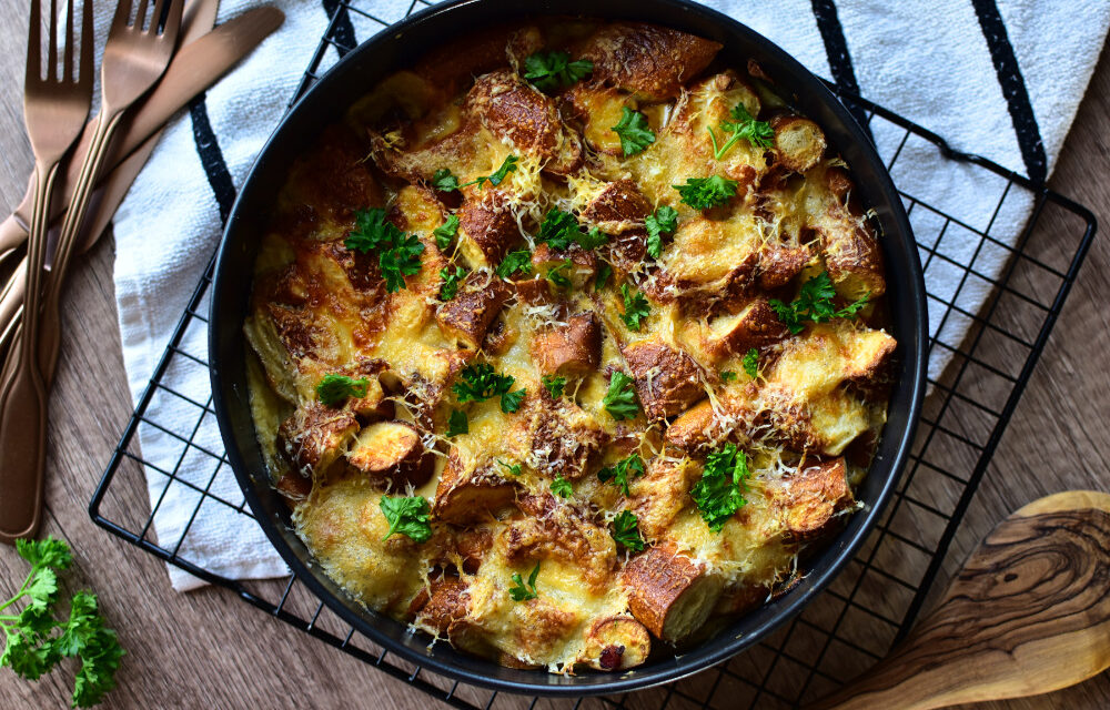 Brezelauflauf im Airfryer: Ultimatives Rezept für ein schnelles, deftiges Abendessen!