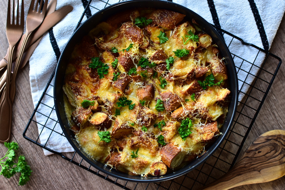 Brezelauflauf im Airfryer: Ultimatives Rezept für ein schnelles, deftiges Abendessen!