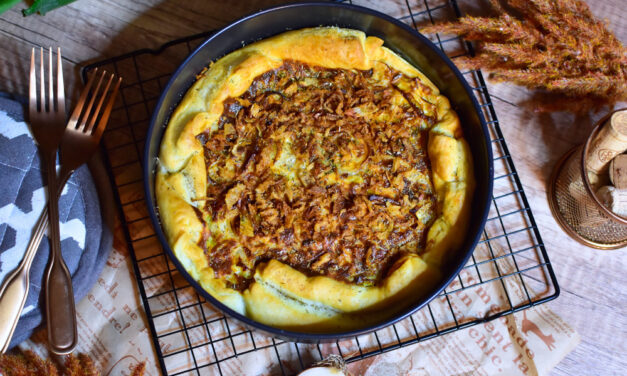 Zwiebelkuchen im Airfryer – Herzhaft, knusprig, lecker!