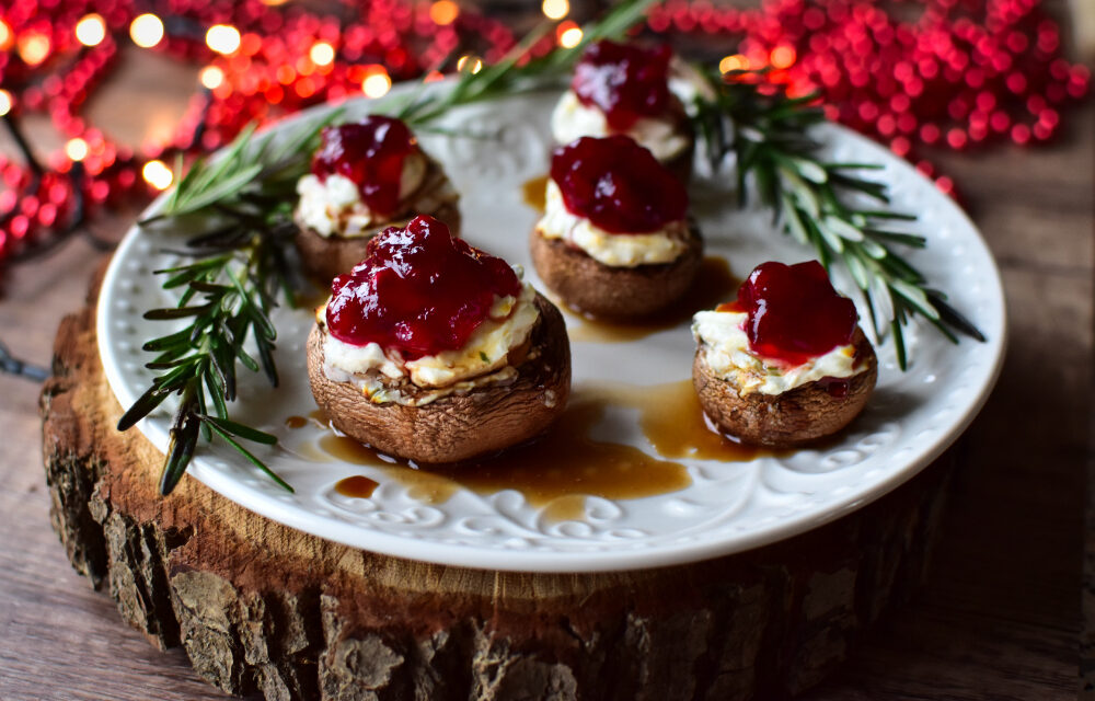 Airfryer Pilze: Balsamico-Cranberry-Champignons in 15 Minuten