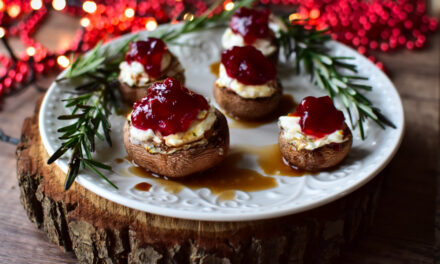 Airfryer Pilze: Balsamico-Cranberry-Champignons in 15 Minuten