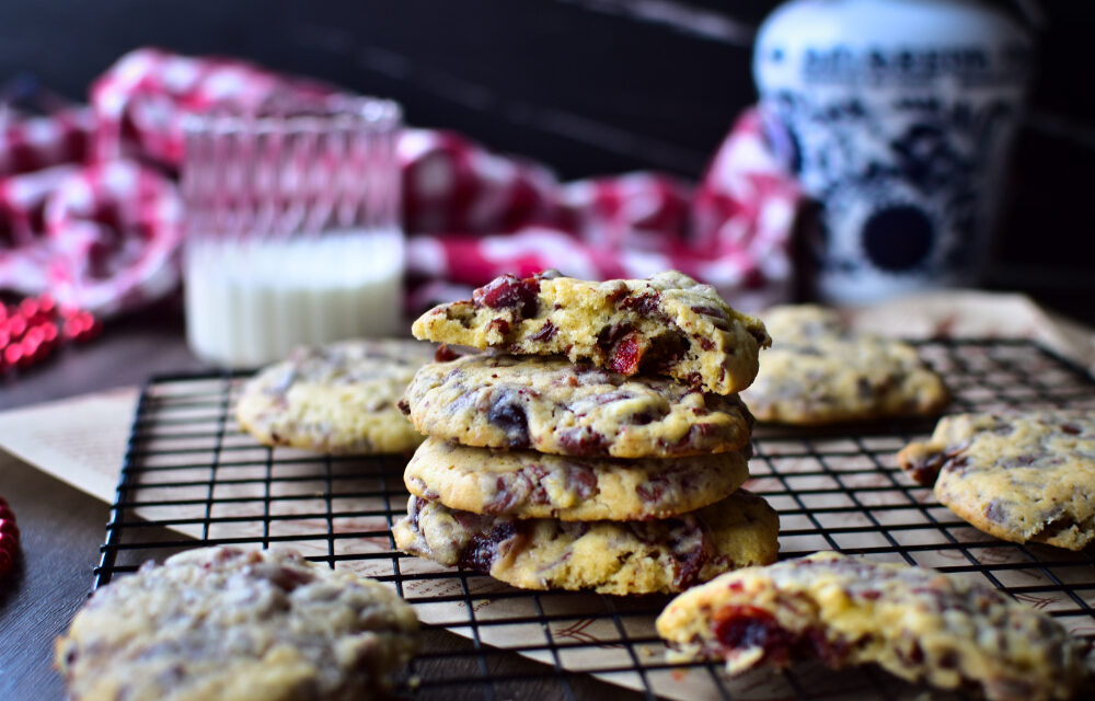 Weiche Cookies mit Amarena-Kirschen – Traum aller Cookie-Fans!