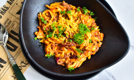 Feierabend deluxe: Cheeseburger Spätzle in 20 Minuten