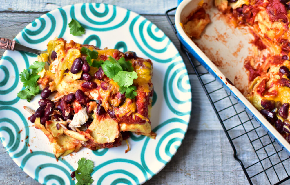 Hähnchen Burrito Auflauf – einfach & schnell