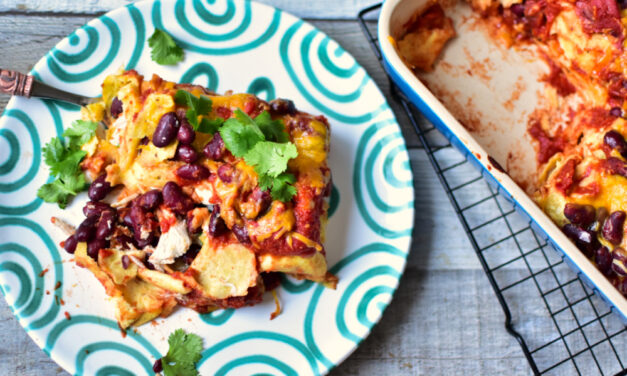 Hähnchen Burrito Auflauf – einfach & schnell