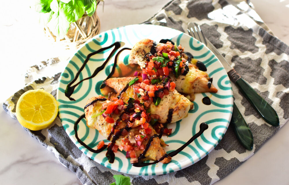 Caprese-Hähnchen aus dem Airfryer