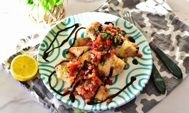 Caprese-Hähnchen aus dem Airfryer