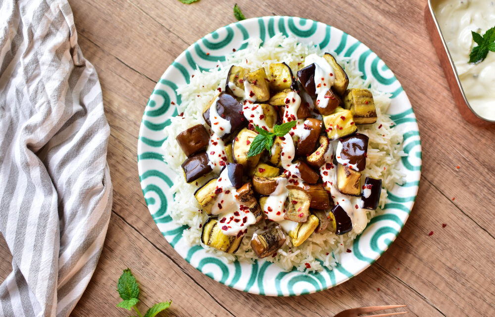 Aubergine in der Heißluftfritteuse – einfach und saftig