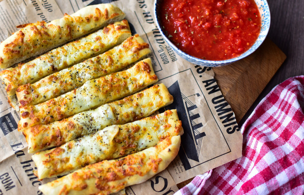 Pizza Snack Airfryer: käsige Pizzastangen